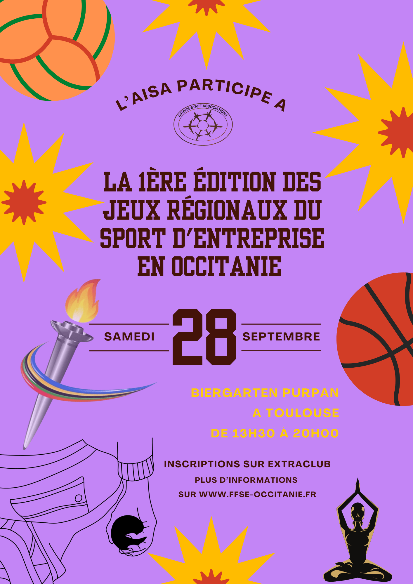 You are currently viewing L&rsquo;AISA relève le défi aux JEUX REGIONAUX du SPORT d&rsquo;ENTREPRISE, SAMEDI 28 SEPTEMBRE.