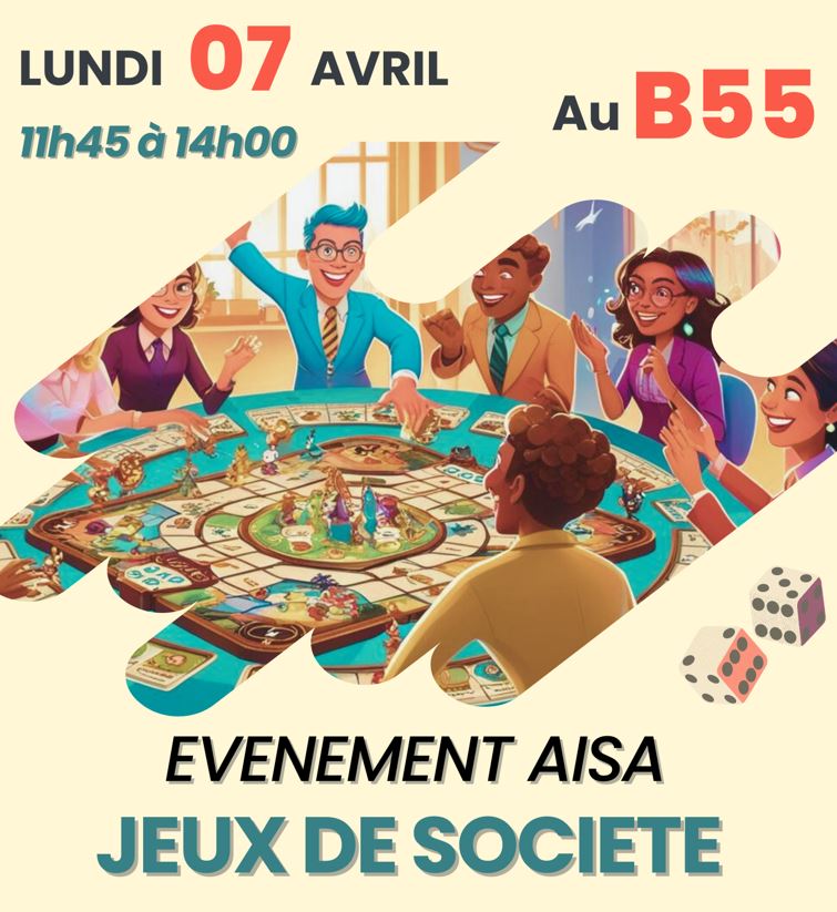 You are currently viewing CHESS & GAMES SOCIETY : EVENEMENT AISA – Découverte des JEUX de SOCIETE
