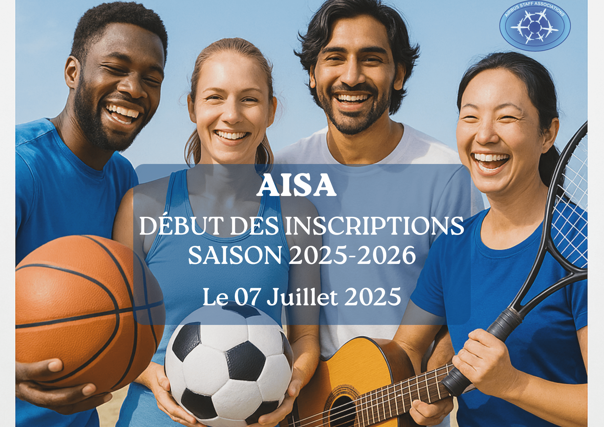 AISA - OUVERTURE DES INSCRIPTIONS – Saison 2025-2026, Aujourd'hui à partir de 13h