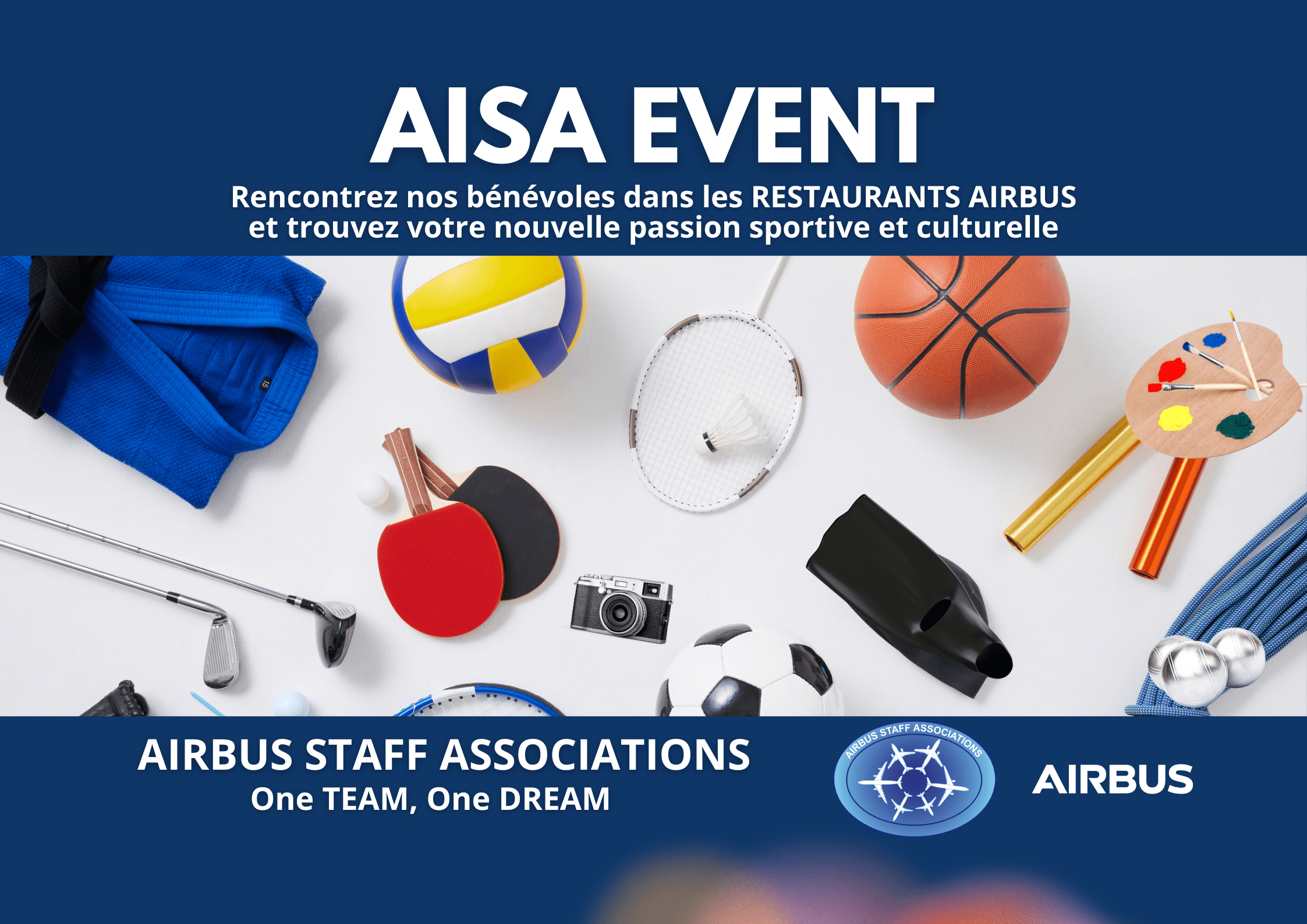 RAPPEL : AISA EVENT, rendez-vous aujourd'hui aux Restaurants B55 et R02 !